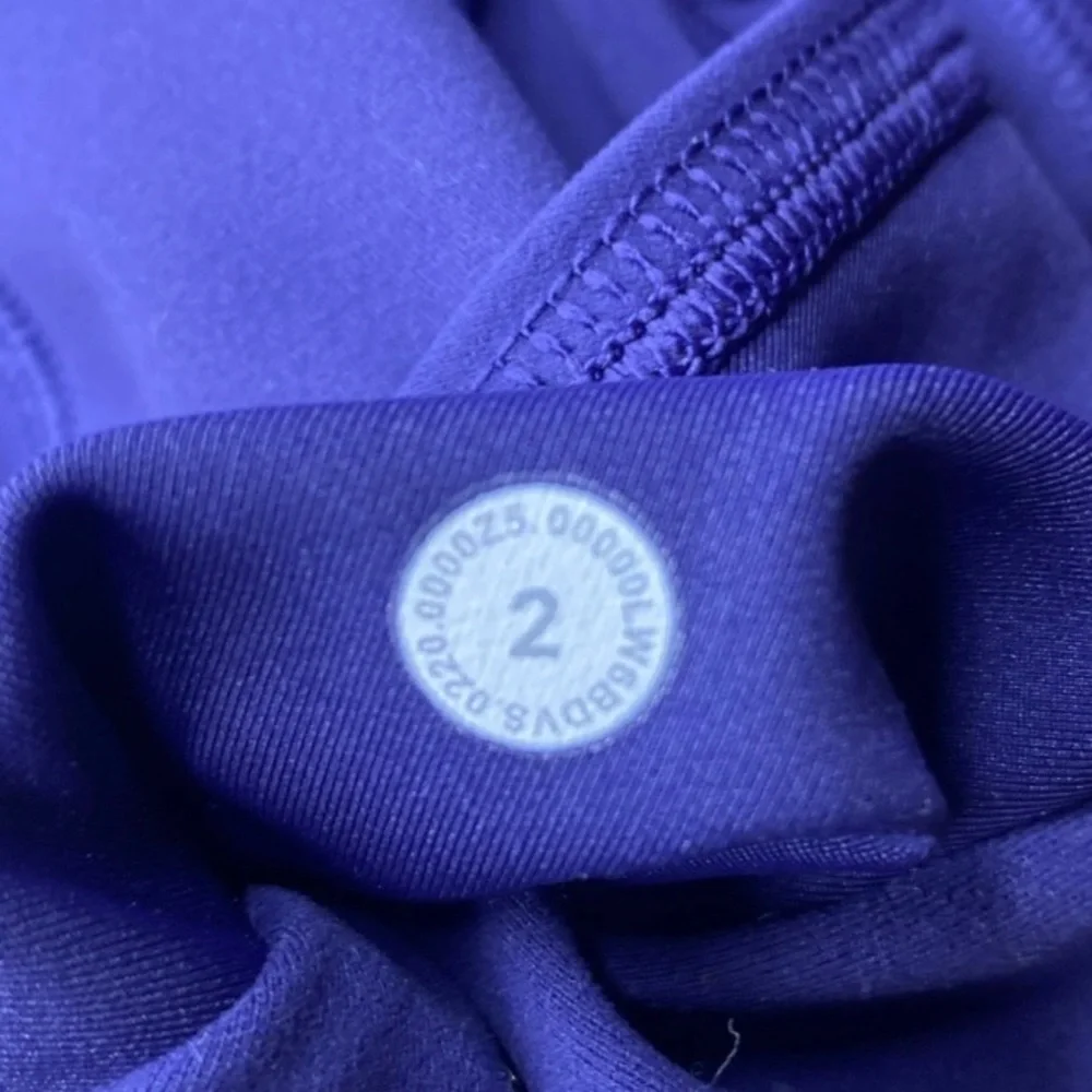 Lululemon Women's Invigorate HR Crop 23” LW6BDVS Purple Size 2 - Picture 5 of 5